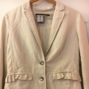 White And Silver Dress-Up Jacket